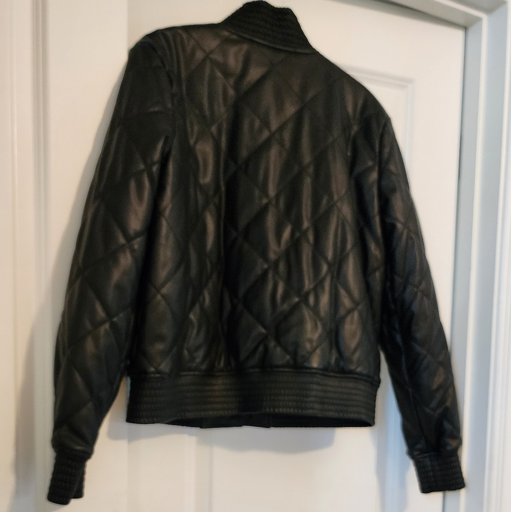 Michael Kors Quilted Bomber Jacket Size S but fits like a M - Picture 5 of 16